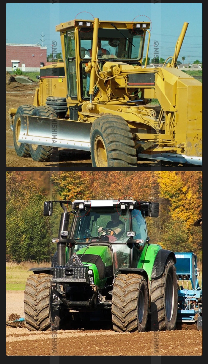 【20W/30W/60W OSRAM製LED作業灯 小型ワークライト】12V/24V対応 防水IP67 msm-83x 広角拡散タイプ フォークリフト トラック 重機 建設機械 農業機械 船舶 バックライト 作業灯 LED ワークライト 汎用 投光器 前照灯 路肩灯 車幅灯 サーチライト 小型LEDライト 長寿命 高耐久 EMC対策モデル