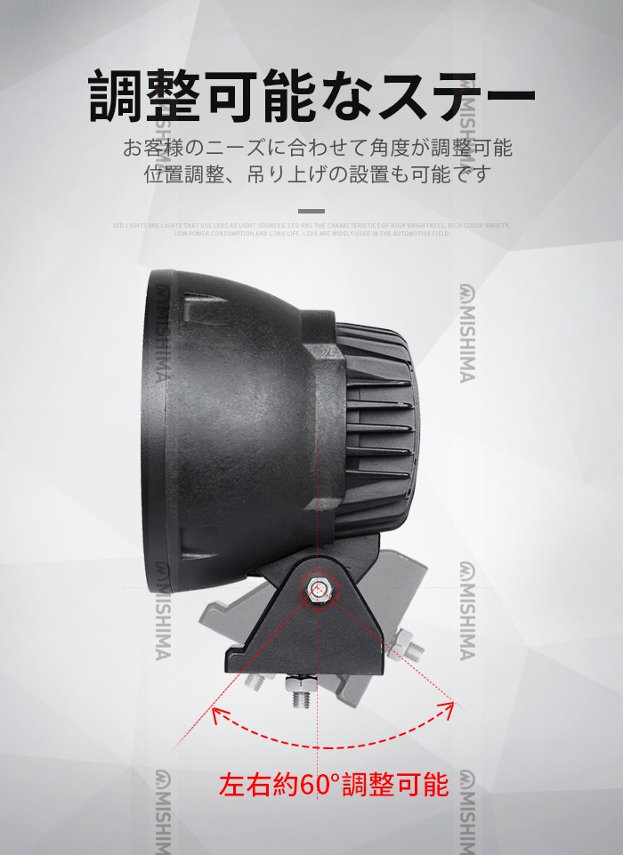 ワークライトled作業灯【4台・50W投光器/作業灯・最大14ヵ月保証