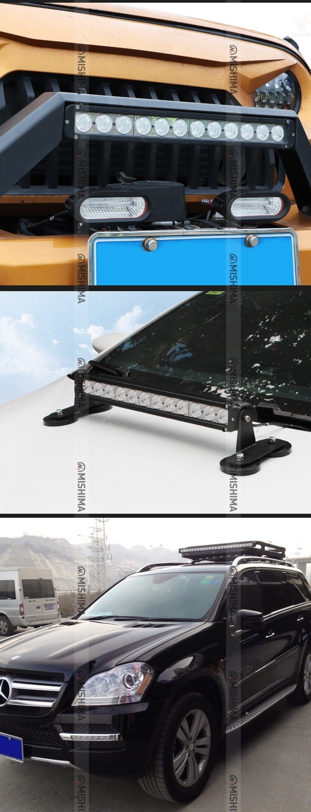 ledライトバー12v【240W・1台・ledライトバー車 】msm955 ledライトバーオフロード ledライトバー24v ledライトバー車用 12v 24v 兼用 【防水・防塵・省電力・長寿命】10W高出力端子高品質 混合タイプ ノイズ対策