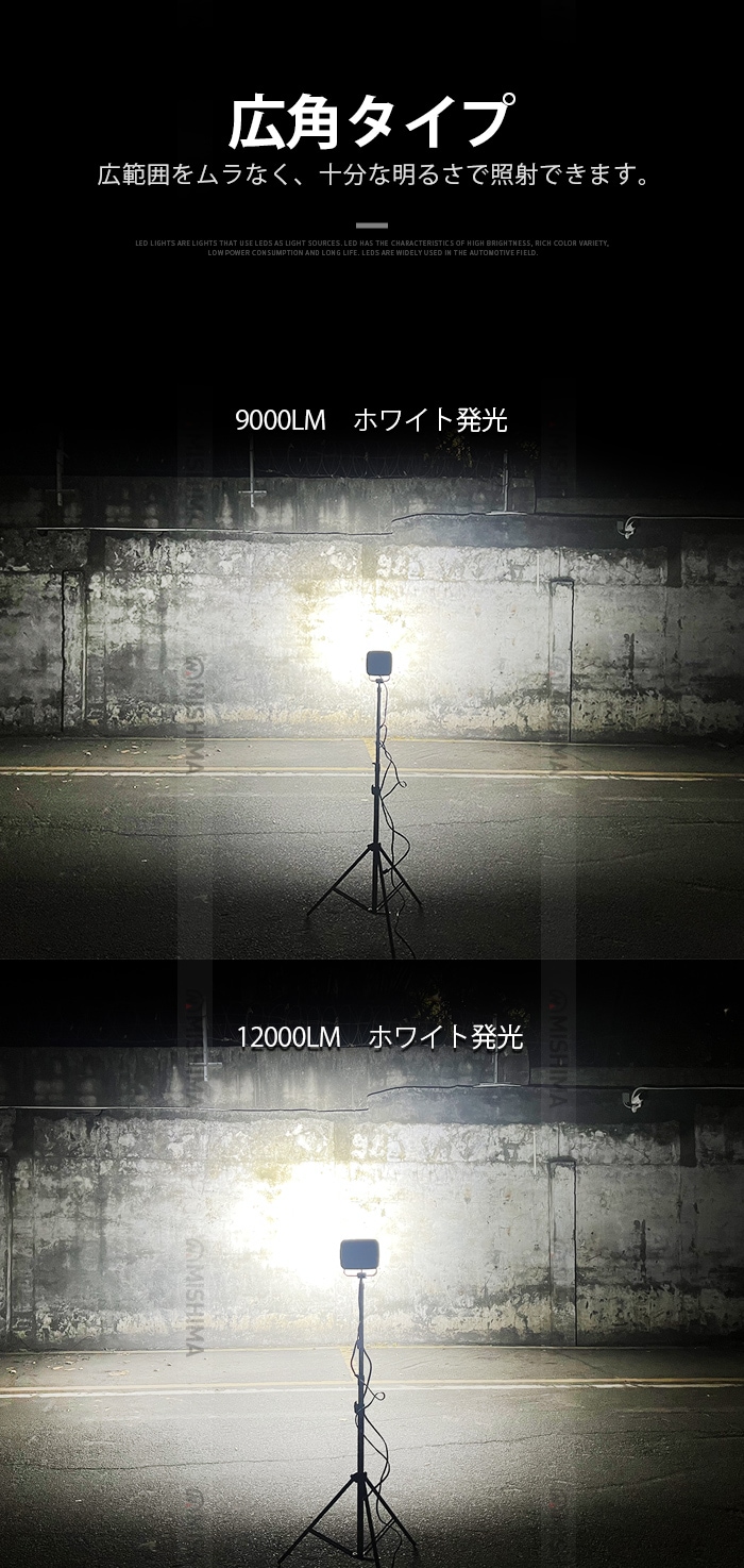 led作業灯12v 24v led作業灯ワークライト【12台・最大14ヵ月保証】 led作業灯ワークライト90W LED作業灯 ホワイトボディ 最大9000lm msm8290W 広角拡散光 12V/24V対応 船舶デッキライト・サーチライト用 ワークライト