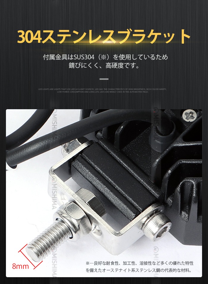 ワークライト 作業灯 LED 投光器 ライト ダンプ トラック 防水【20台