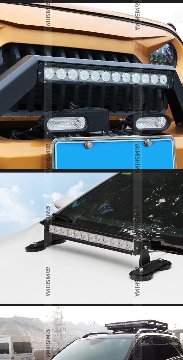 ledサーチライト24v ledライトバー12v【3台・ledライトバー車