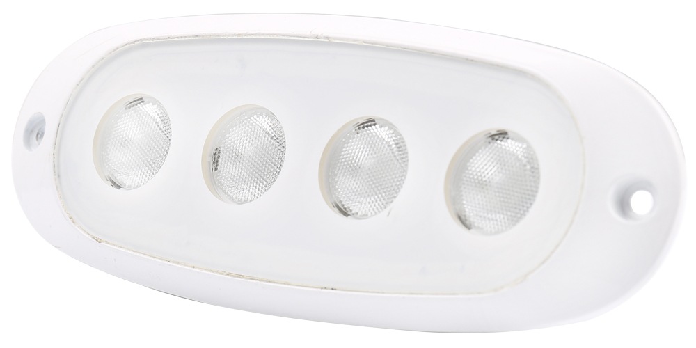 作業灯 LED ワークライト【1台・コンパクトサイズ、はめ込み式 】led作業灯24v led作業灯12v led作業灯ワークライト msm3104 船舶 拡散 屋外照明 防水 ライト 船 車 トラック 丸角 12W フォグランプ 白ボディー