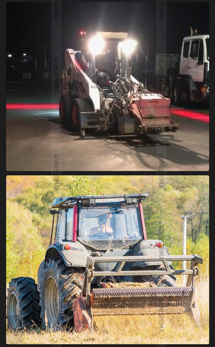 ワークライトled 20W LED作業灯【1台】ミニサイズ 広角照射 12V/24V兼用 防水IP67 EMC対応 アルミボディ ステンレスステー トラック 重機 建設機械 農業機械 船舶 デッキライト 小型/標準2モデル選択可 msm-6320