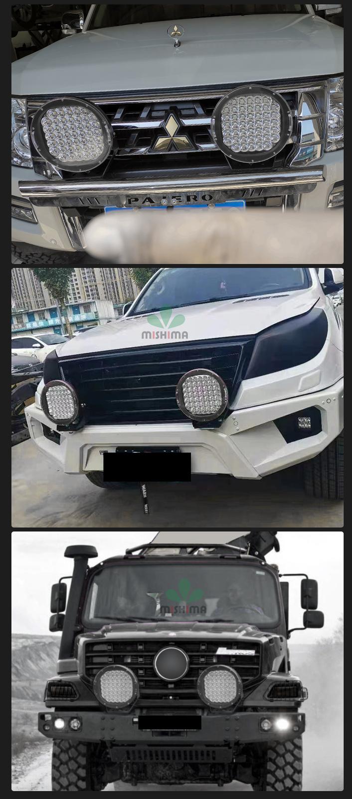 船 ledサーチライト 225W ハイパワー【クリア/拡散レンズ・2台