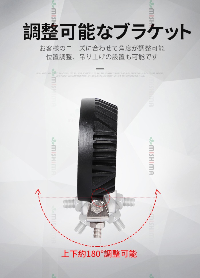 LED 汎用 フォグランプ バックライト 防水 作業灯 msm4024 【1台