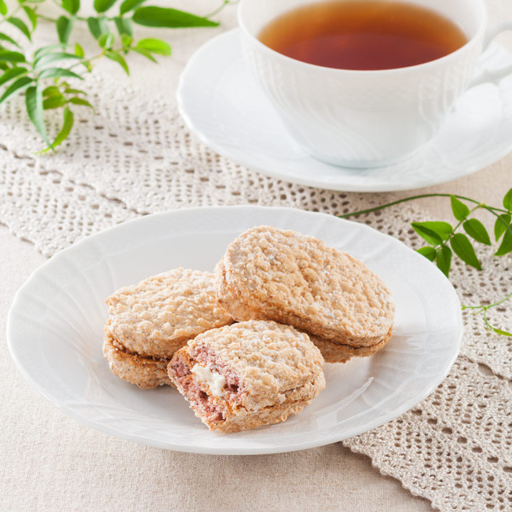 赤しそとチーズの出逢い ダックワーズ6個入り