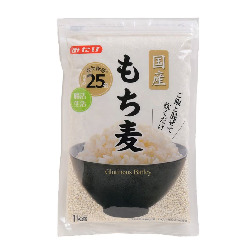 国産もち麦1kg -【公式】みたけオンラインショップ