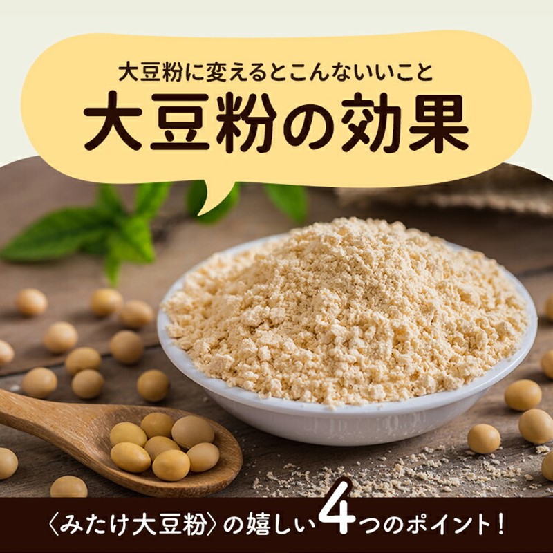 【メール便送料無料】北海道産大豆粉200g×2個セット