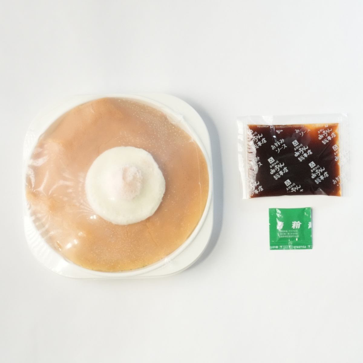 みっちゃん総本店　月見お好み焼き