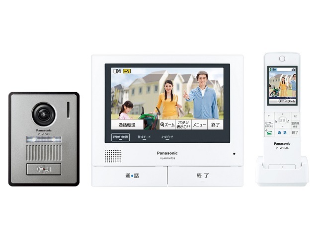 パナソニック　テレビドアホン 外でもドアホン VL-SWH705KL　
