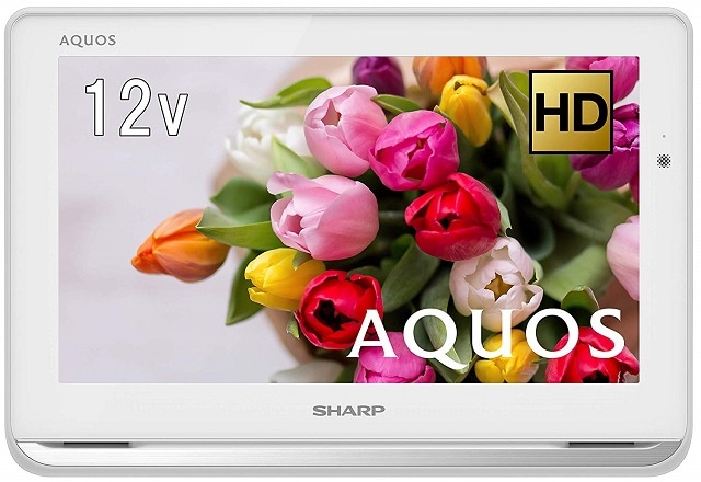 シャープ　12Ｖ型ワイヤレステレビ　AQUOSポータブル 2T-C12AP-W [ホワイト系]　送料無料(沖縄、離島除く)