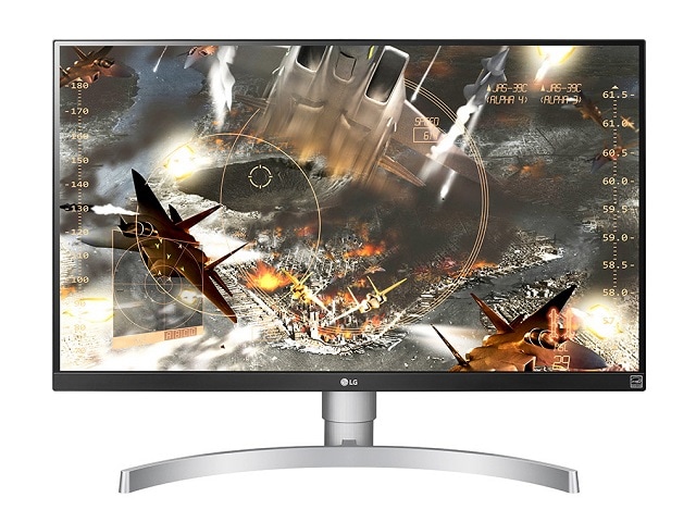 LG電子 27UL650-W 27型4K対応ワイド液晶ディスプレイ(VESA DisplayHDR 400/ フレームレス/ IPS/ LED/ ブルーライト低減/ フリッカーセーフ/ 液晶パネル・バックライト3年保証)