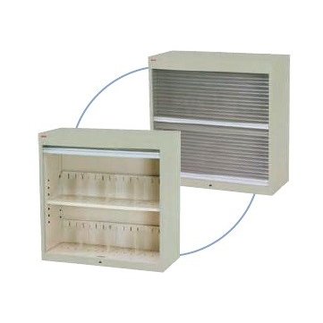 山金工業 良質空間 シャッター式ファイル収納庫 SF-102 【法人向け、個人宅配送不可、代引き不可】