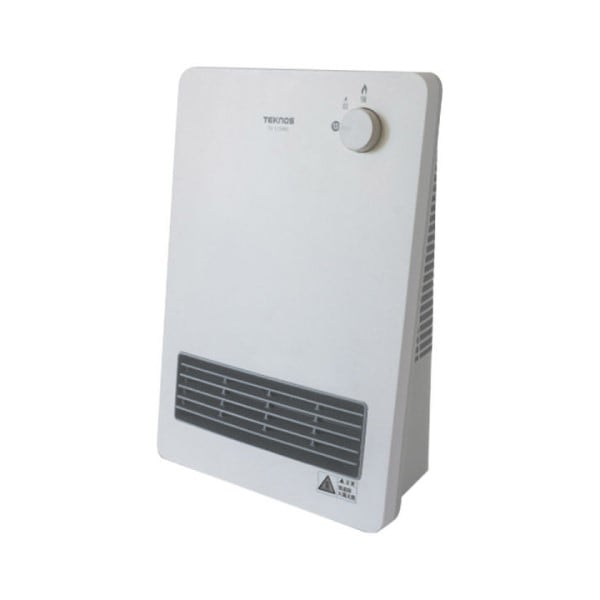 ■TEKNOS（テクノス）セラミックヒーター 1200W［ホワイト］TS-125-W