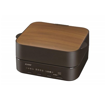 三菱ブレッドオーブン TO-ST1 レトロブラウン 究極の1枚を焼けるトースター