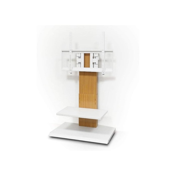 ■KUROSHIO（クロシオ）壁掛け風アングルテレビ台　ロー［ナチュラル］98941