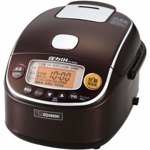 【美品】象印 圧力IH炊飯器 NP-RM05 3合炊き 白米/玄米/雑穀米対応 NP-RM05-TA ○象印 「極め炊き」 圧力IH炊飯器 (3合炊き) ブラウン