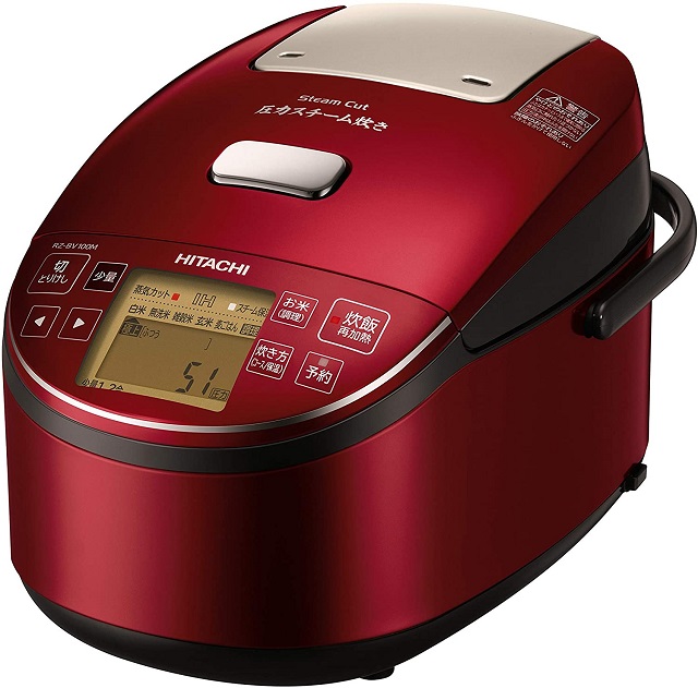 HITACHI 圧力IH炊飯器 RZ-BV100M（2018年製） 日立 圧力スチームIH炊飯器 打込鉄・釜 ふっくら御膳 RZ-BV100M(R