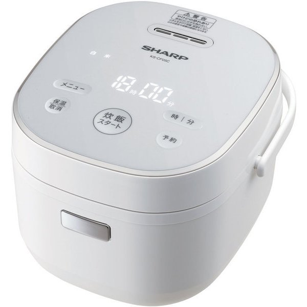 KS-CF05C-W  ●シャープ　マイコン炊飯器 (3合炊き)　KS-CF05C-W [ホワイト系]