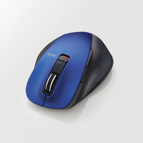 ＢｌｕｅＬＥＤマウス／握りの極み／Ｍサイズ／Ｂｌｕｅｔｏｏｔｈ／５ボタン／ブルー