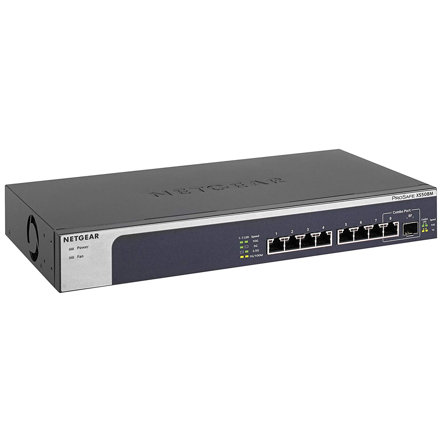 ■NETGEAR（ネットギア）10G/マルチギガビット アンマネージスイッチ XS508M-100AJS