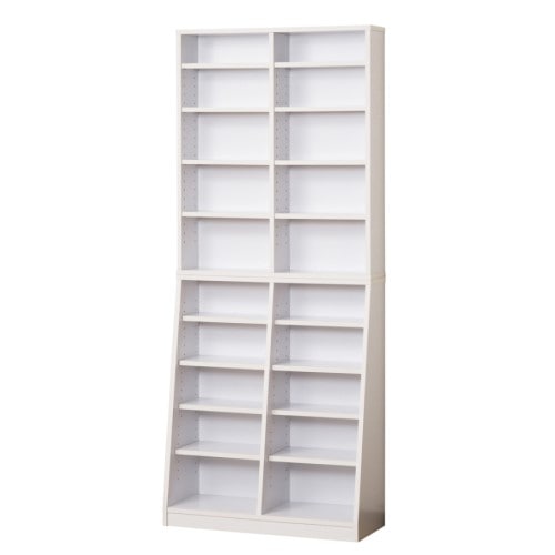 ■KUROSHIO（クロシオ）大容量ホームシェルフ　W75［ホワイト］12137