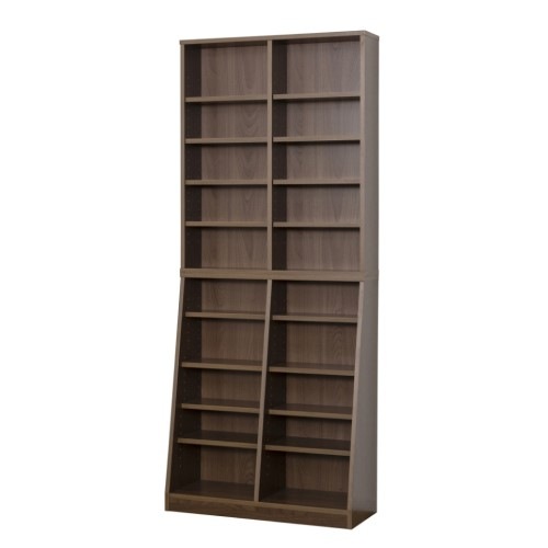 ■KUROSHIO（クロシオ）大容量ホームシェルフ　W75［ウォールナット］12139