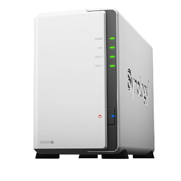 SYNOLOGY　シノロジー NASキット［ストレージ無 ／2ベイ］ DiskStation DS220j【Synology Jシリーズ】