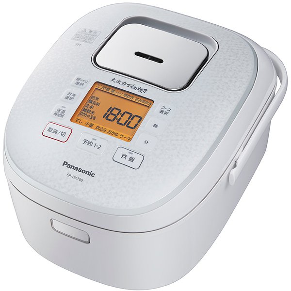 パナソニック IH炊飯器 5.5合炊き 大火力おどり炊き SR-HX100-W スノー