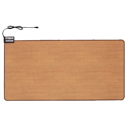 ■TEKNOS（テクノス）ホットカーペット 木目フローリングタイプ 1畳［木目調ライトブラウン］TWM-1000M