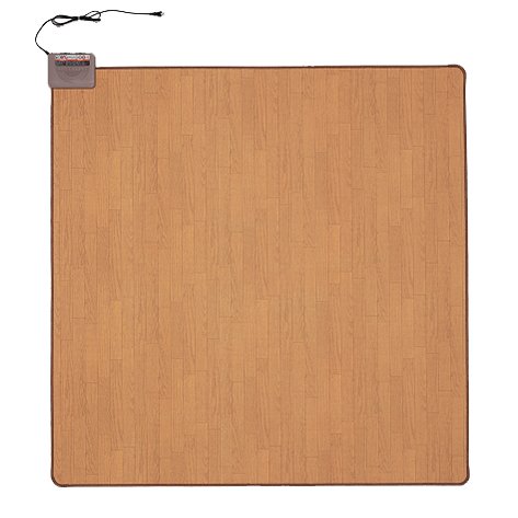 ■TEKNOS（テクノス）ホットカーペット 木目フローリングタイプ 2畳［木目調ライトブラウン］TWM-2000M