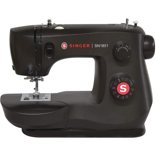 ■SINGER（シンガー）電動ミシン ［ブラック］本体 フットコントローラー付き　SN1851