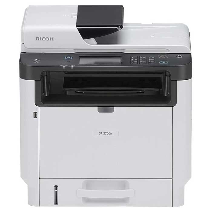 RICOH (リコー）A4 モノクロレーザー FAX複合機　SP 3700SF （513821）