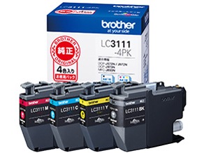 【新品・純正品】【東証上場の安心企業】ブラザー LC3111-4PK インクカートリッジ (4色パック)