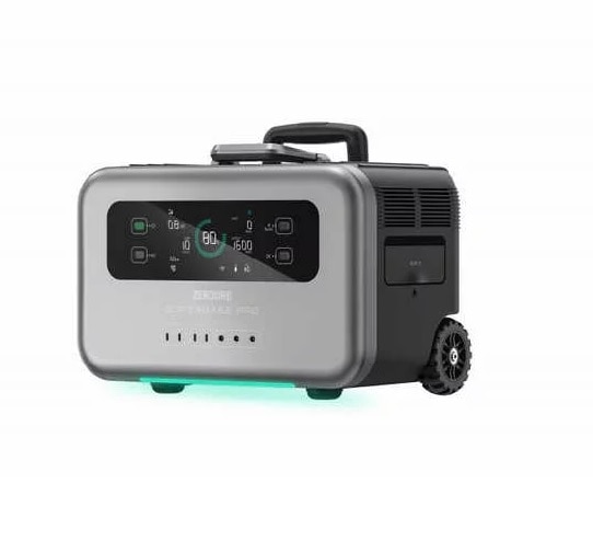 国内正規品 ZENDURE ポータブル電源 SuperBase Pro 2000 ＜4G回線搭載＞ハンドルキャスター搭載　粉塵ケース付き