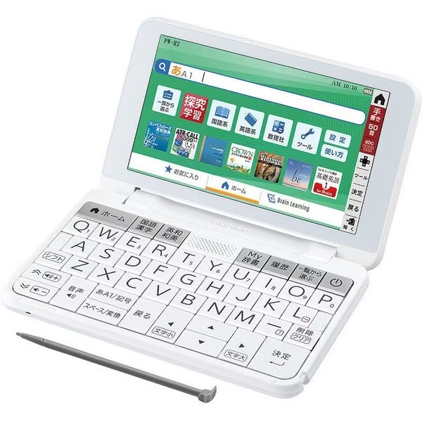 PW-H2-W　●シャープ 電子辞書 高校生モデル Brain （PW-H2）［ホワイト系］