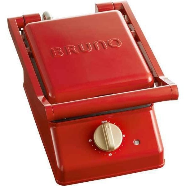 BOE083-RD　●BRUNO/ブルーノ グリルサンドメーカー シングル［レッド］（BOE083）