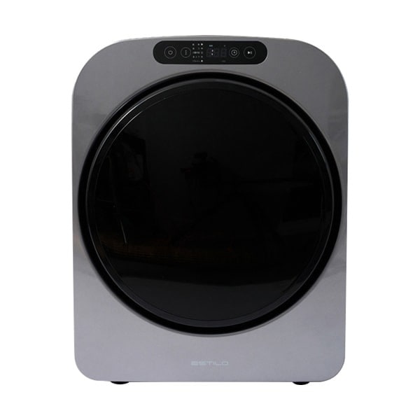 ■イルコ電子 ESTILO エスティロ 3KG小型衣類乾燥機［シルバー］ILD-321UPB-JP