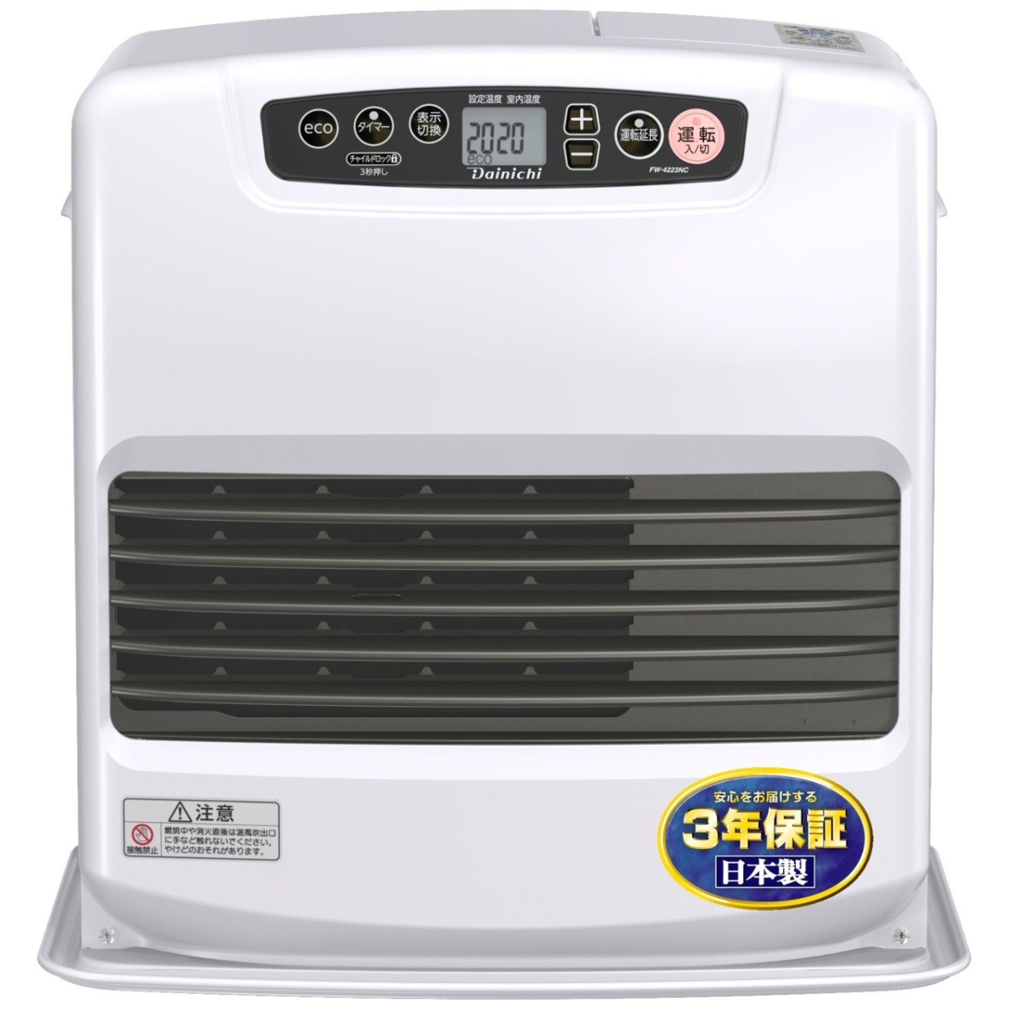 ■ダイニチ工業 DAINICHI　家庭用石油ファンヒーター　NC TYPE［ムーンホワイト］FW-4223NC-W