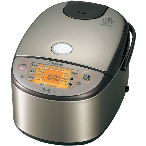 NW-HA18-XA　●象印 極め炊き IH炊飯ジャー （1升炊き）［ステンレス］（NW-HA18）【送料無料（沖縄・離島除く）】