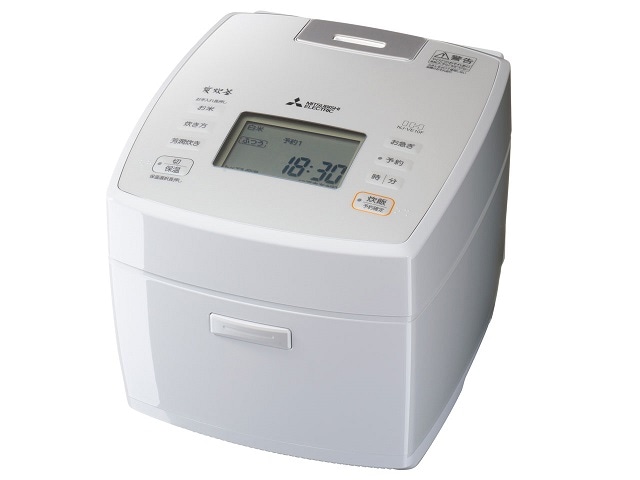 三菱電機 IHジャー炊飯器 備長炭 炭炊釜 NJ-VE10F-W [月白]