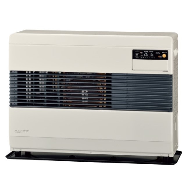 ■CORONA（コロナ）寒冷地用大型ストーブ FF温風シリーズ　ポット式［フロスティホワイト］FF-100J-W