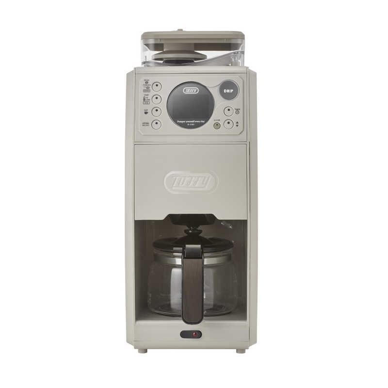 K-CM9-GE　●Toffy トフィー 全自動ミル付カスタムドリップコーヒーメーカー[GREGE]（K-CM9）