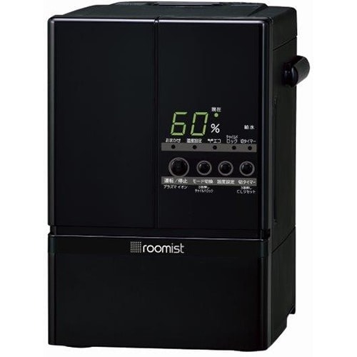 ■三菱重工 スチームファン蒸発式加湿器 roomist（ルーミスト）［ブラック］SHE60XD-K