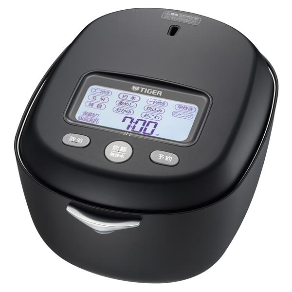 JRX-G100-KG ●タイガー魔法瓶 土鍋圧力IHジャー炊飯器 土鍋ご泡火炊き〈炊きたて〉(5.5合炊き)[エボニーブラック](JRX-G100)【送料無料（沖縄、離島除く）】　