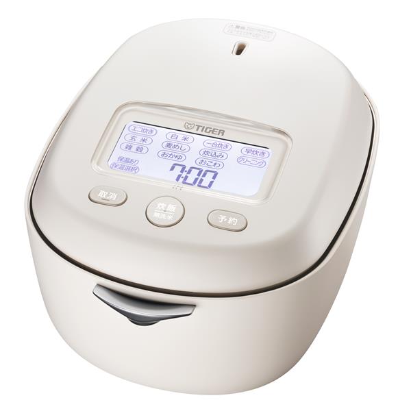 【東証上場の安心企業】【新品・在庫あり★】JRX-G100-WG ●タイガー魔法瓶 土鍋圧力IHジャー炊飯器 土鍋ご泡火炊き〈炊きたて〉(5.5合炊き)[アイボリーホワイト](JRX-G100)【送料無料（沖縄、離島除く）】　
