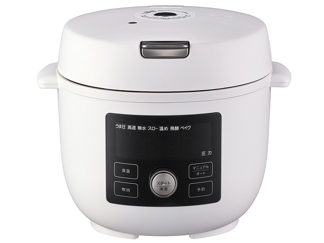 タイガー 電気圧力鍋 1.2～1.4L TIGER COOKPOT COK-A220-WM [マットホワイト]