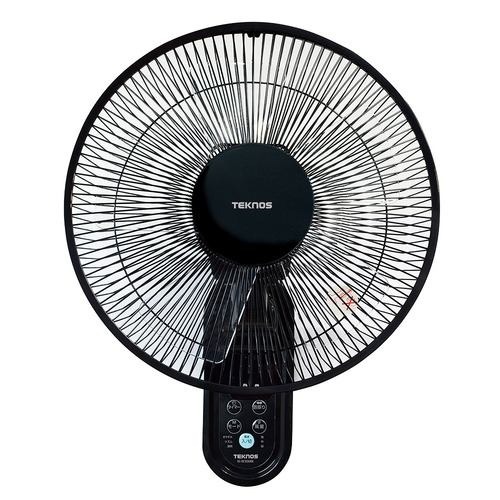 ■TEKNOS (テクノス) 扇風機 羽径30cm 壁掛け用 フルリモコン [ブラック］KI-W306RK