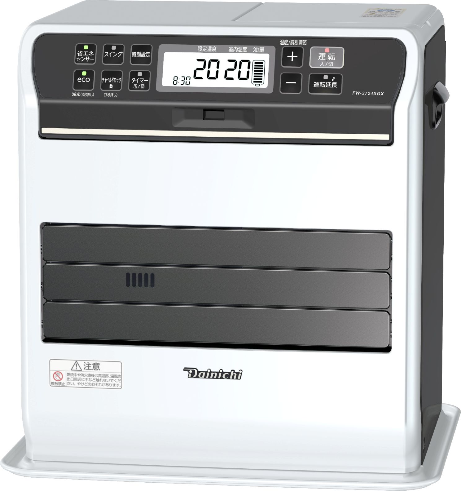 ■ダイニチ工業 DAINICHI 家庭用石油ファンヒーター SGX TYPE［プレミアムマットホワイト］FW-3724SGX-W